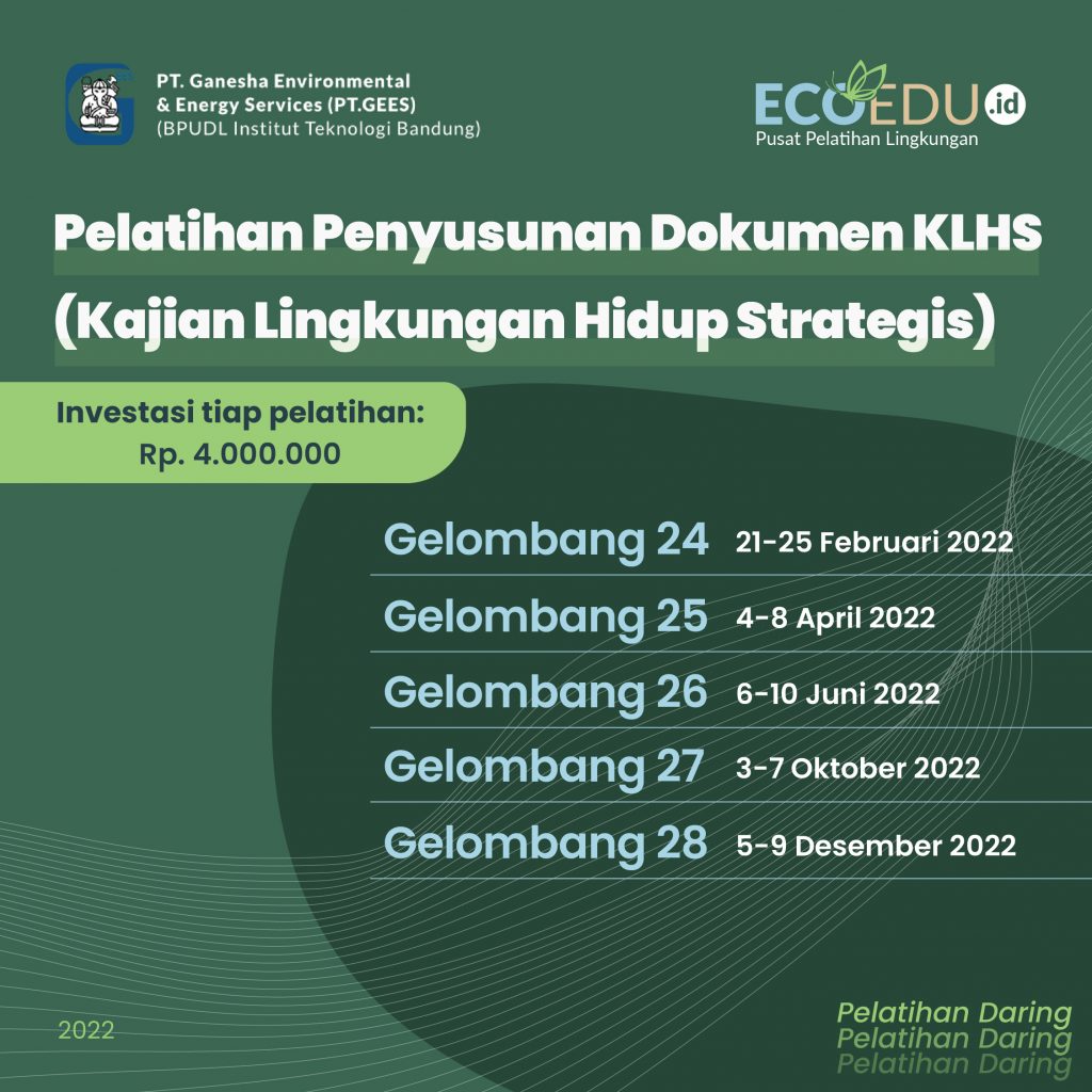 Webinar Kajian Lingkungan Hidup Strategis (KLHS) Pasca UU No. 11 Tahun ...