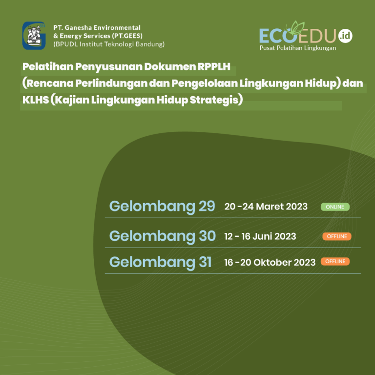 Materi Persiapan Pelatihan Penyusunan Dokumen Kajian Lingkungan Hidup ...